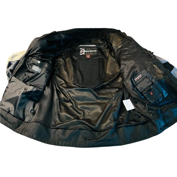 First Gear Kilimanjaro Men's Vintage Cycle Jacket Size XL KHAKI/Gray - Picture 6 of 16